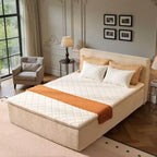 HOMLUX Queen Bed w/ Headboard, Unbox & Unfold, Ready in 72 Hrs, Motion Isolation, Medium Firm Support