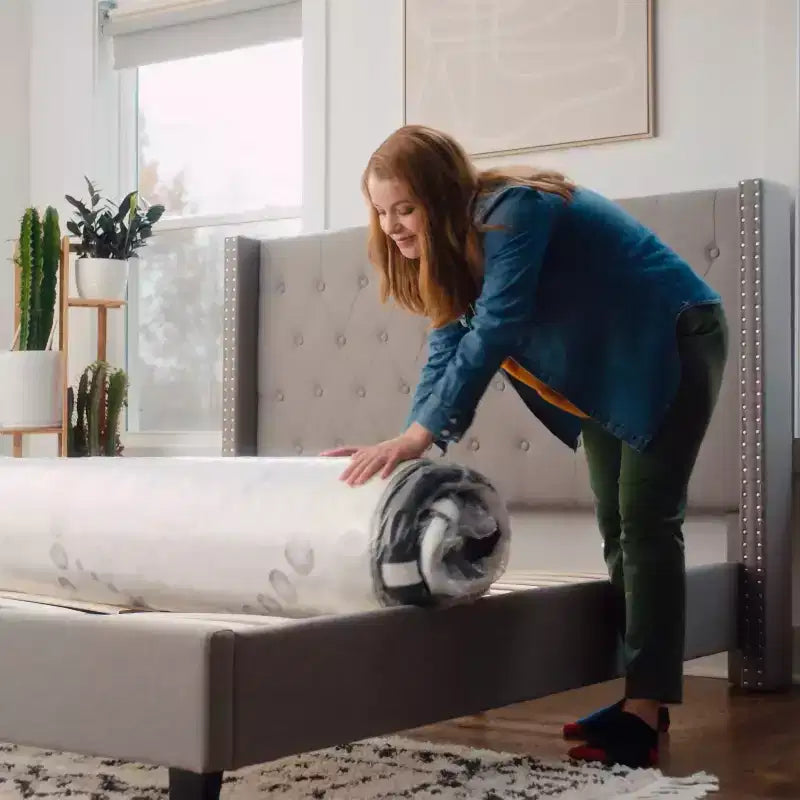 Emma and Oliver 12 Inch Foam and Pocket Spring Mattress, Mattress in a Box