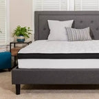 Emma and Oliver 12 Inch Hybrid Memory Foam Pocket Spring Mattress, Mattress in a Box