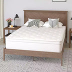 Merrick Lane 14 Premium Comfort Euro Top Hybrid Pocket Spring and Memory Foam Mattress in a Box with Reinforced Edge Support