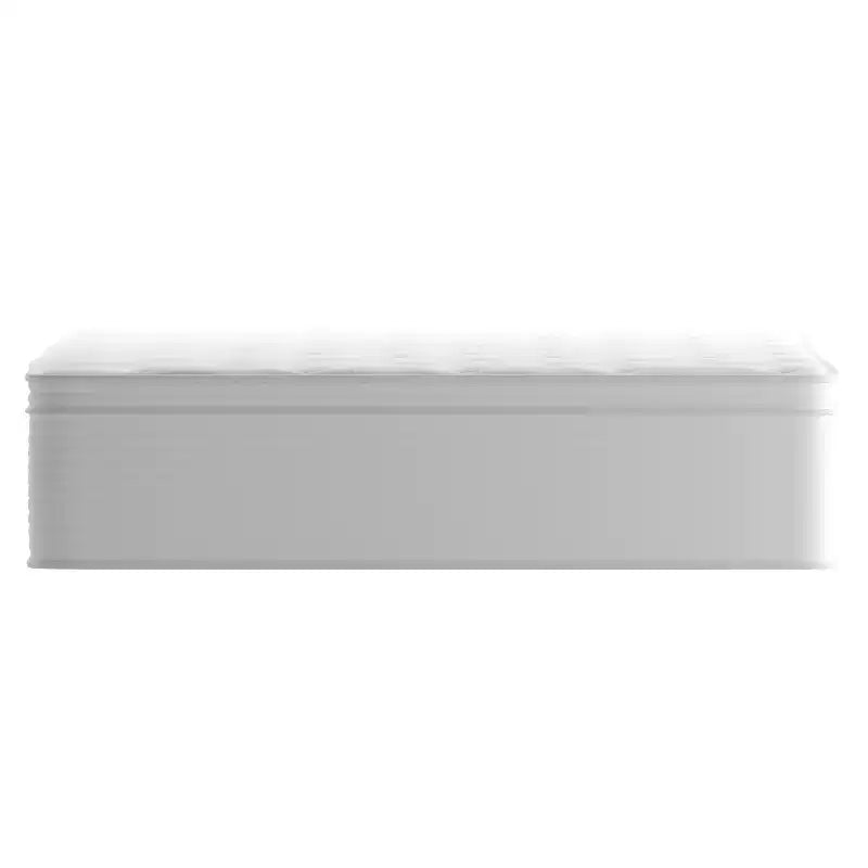 Merrick Lane 14 Premium Comfort Euro Top Hybrid Pocket Spring and Memory Foam Mattress in a Box with Reinforced Edge Support