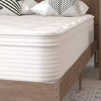 Merrick Lane 14 Premium Comfort Euro Top Hybrid Pocket Spring and Memory Foam Mattress in a Box with Reinforced Edge Support