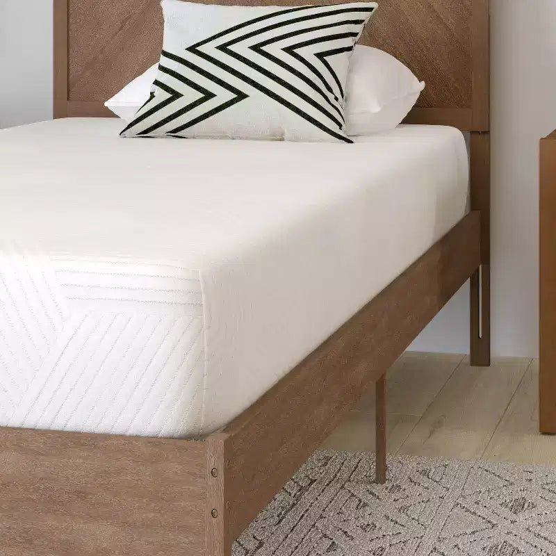Merrick Lane CertiPUR-US Certified Memory Foam Mattress Infused with Charcoal & Green Tea Cooling Gel