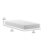 Merrick Lane CertiPUR-US Certified Memory Foam Mattress Infused with Charcoal & Green Tea Cooling Gel