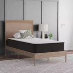 Emma and Oliver 10 Inch Hybrid Mattress, High Density Foam and Pocket Spring Mattress in a Box, CertiPur-US Certified Foam