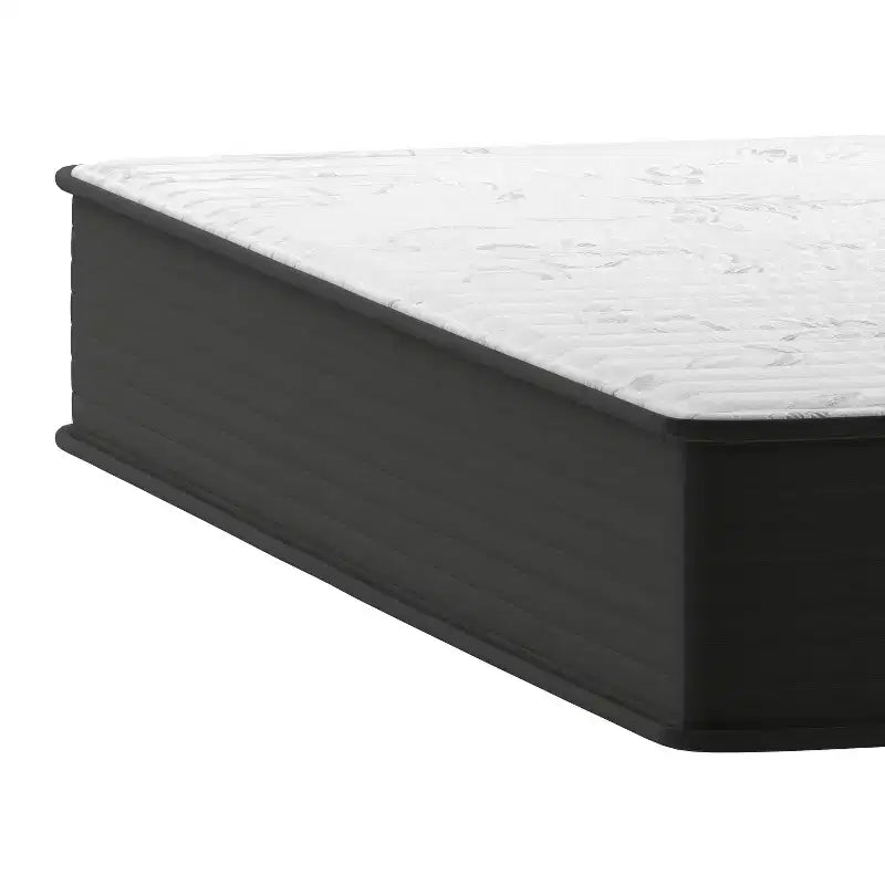 Emma and Oliver 10 Inch Hybrid Mattress, High Density Foam and Pocket Spring Mattress in a Box, CertiPur-US Certified Foam