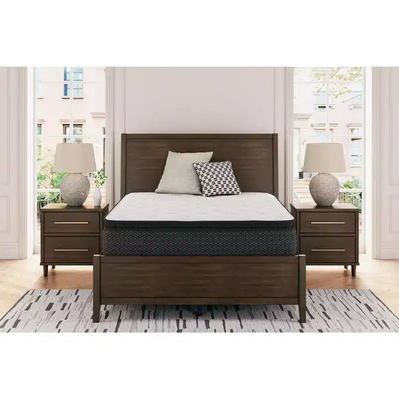 Signature Design by Ashley Limited Edition 13 Pillow Top Hybrid Mattress with Lumbar Support Gel Memory Foam