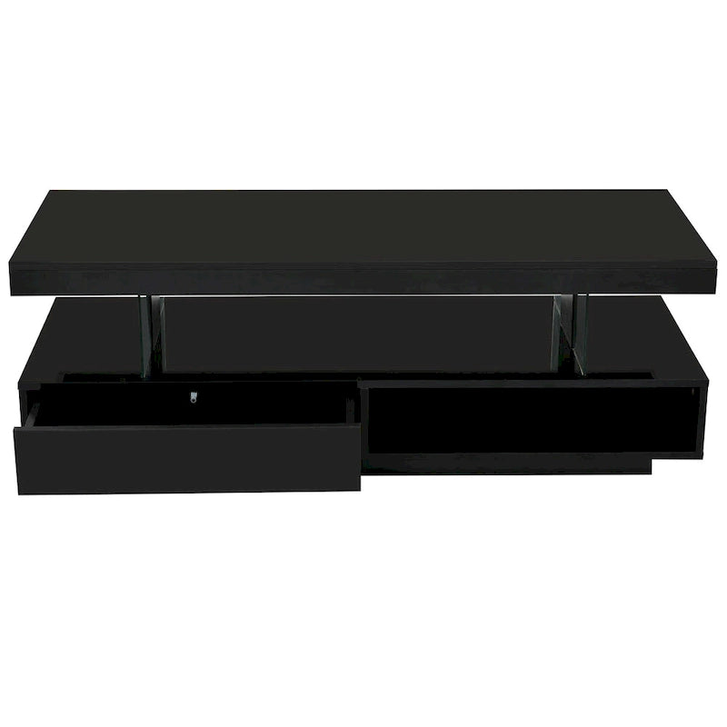 Table basse U-Can Led avec rangement