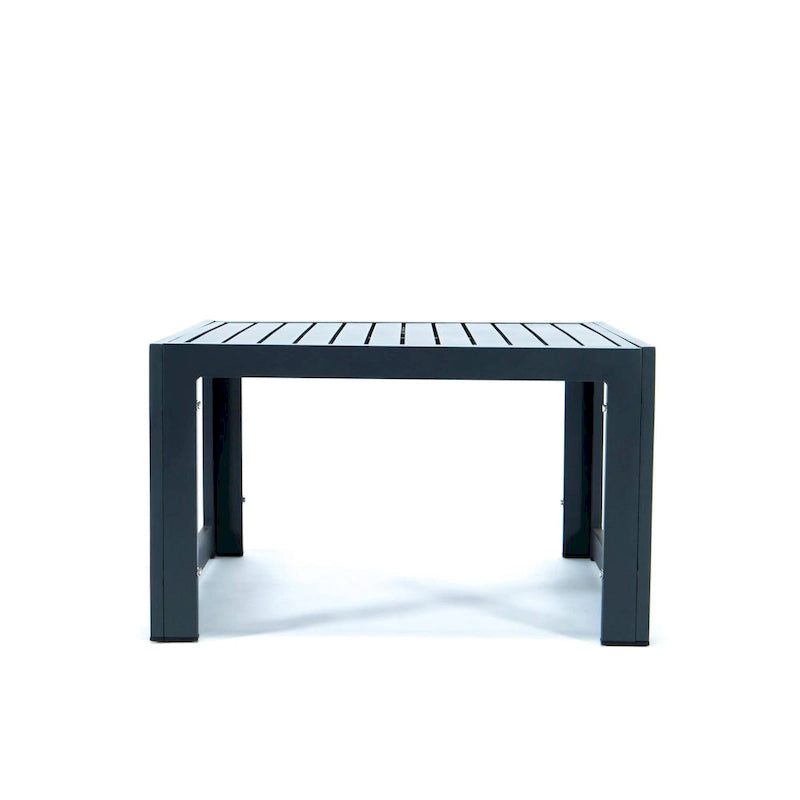 Outdoor 7-Piece Modern Patio Sectional Sofa Set Aluminum Frame W/ Coffee Table for Outdoor Summer Porch Backyard