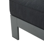 Cape Coral Outdoor Aluminum Tempered Glass 5-piece V-Shape Sectional Sofa Set with Cushions by Christopher Knight Home