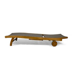 Banzai Outdoor Wicker and Wood Chaise Lounge (Set of 4) by Christopher Knight Home