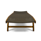 Banzai Outdoor Wicker and Wood Chaise Lounge (Set of 4) by Christopher Knight Home