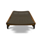 Banzai Outdoor Wicker and Wood Chaise Lounge (Set of 4) by Christopher Knight Home
