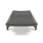 Banzai Outdoor Wicker and Wood Chaise Lounge (Set of 4) by Christopher Knight Home