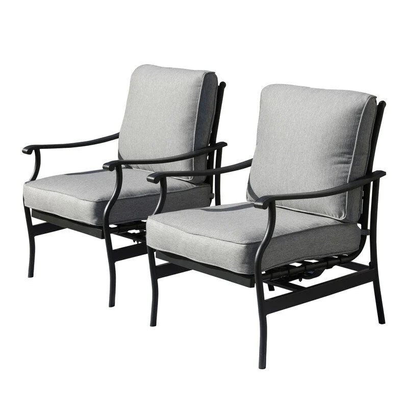 Patio Festival 6-Piece Outdoor Metal Sofa Seating Set