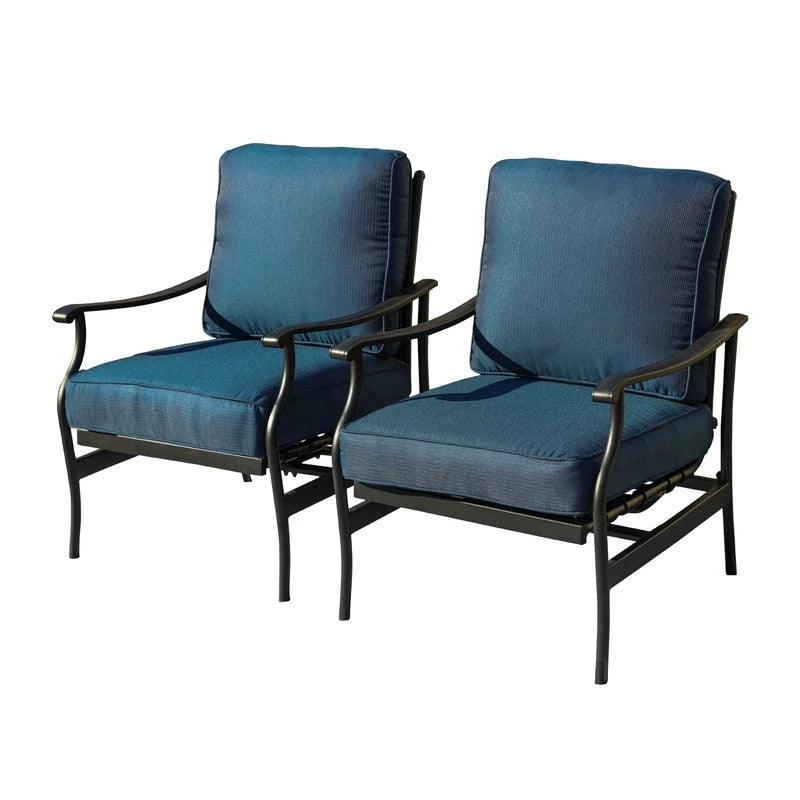 Patio Festival 6-Piece Outdoor Metal Sofa Seating Set