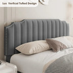 Lit double en velours avec sommier relevable