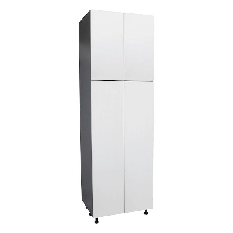 Armoire de rangement 24 x 84 - Quatre portes - Grise - 24 x 84 x 23 3/8