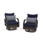 Barcelo 7 Piece Sunbrella Outdoor Patio Motion Club Seating Set