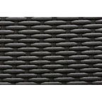 Ohana Outdoor Patio 9 Piece Black Wicker Sofa and Chaise Lounge Set - No Assembly