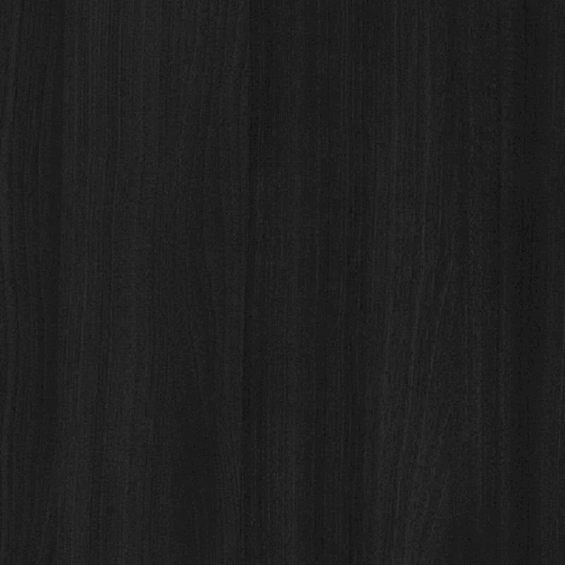 Table basse noire de style moderne du milieu du siècle